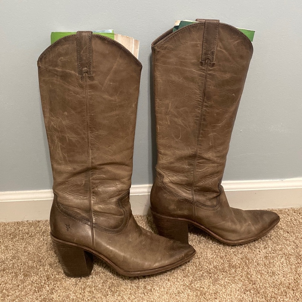 Frye Heeled Pull On Boots, Women’s Size 10